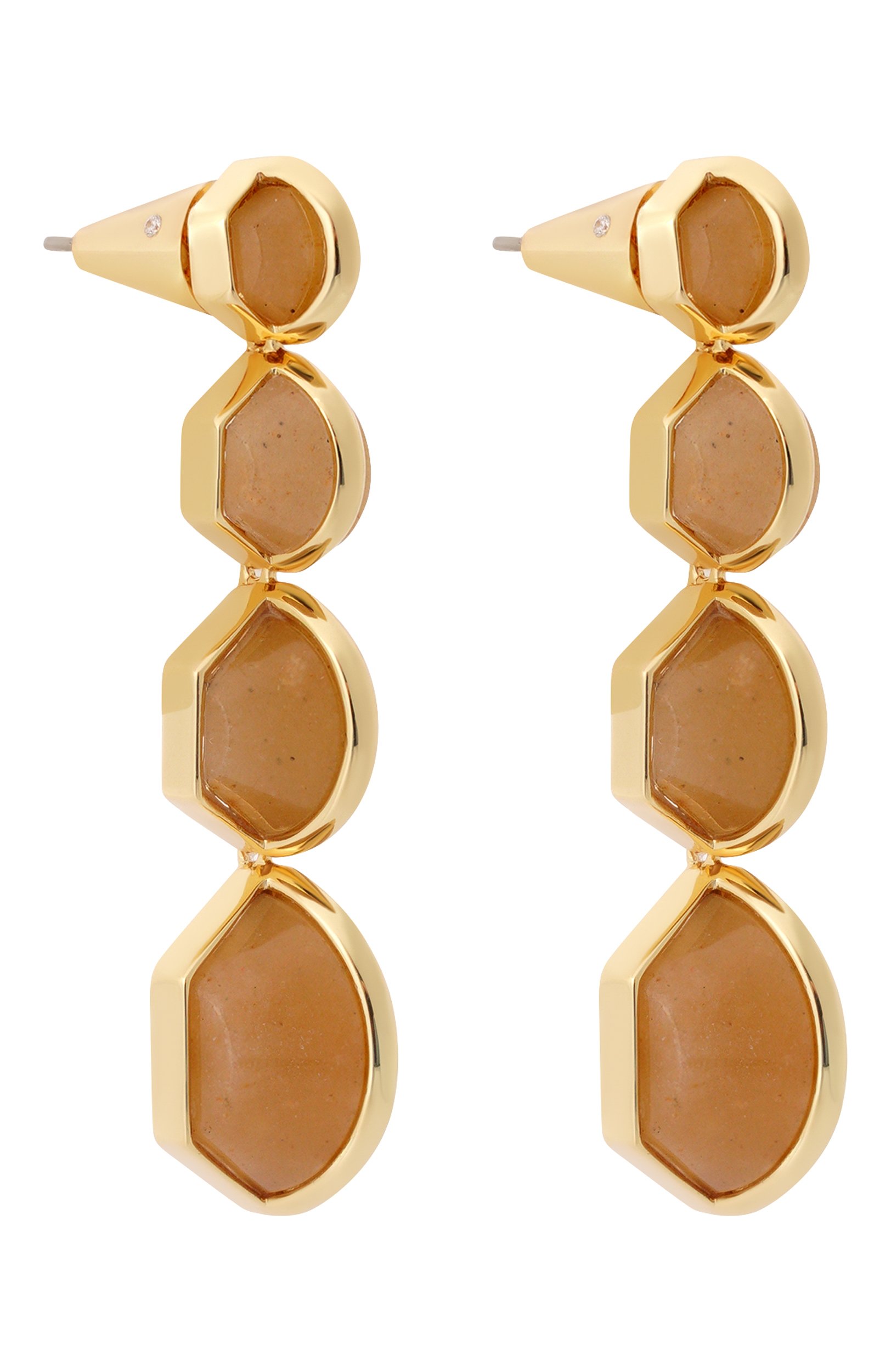 Серьги EDDIE BORGO оранжевого цвета по цене 48300 руб., арт. ER930502AR, фото 3 Серьги EDDIE BORGO, арт. ER930502AR, фото 3