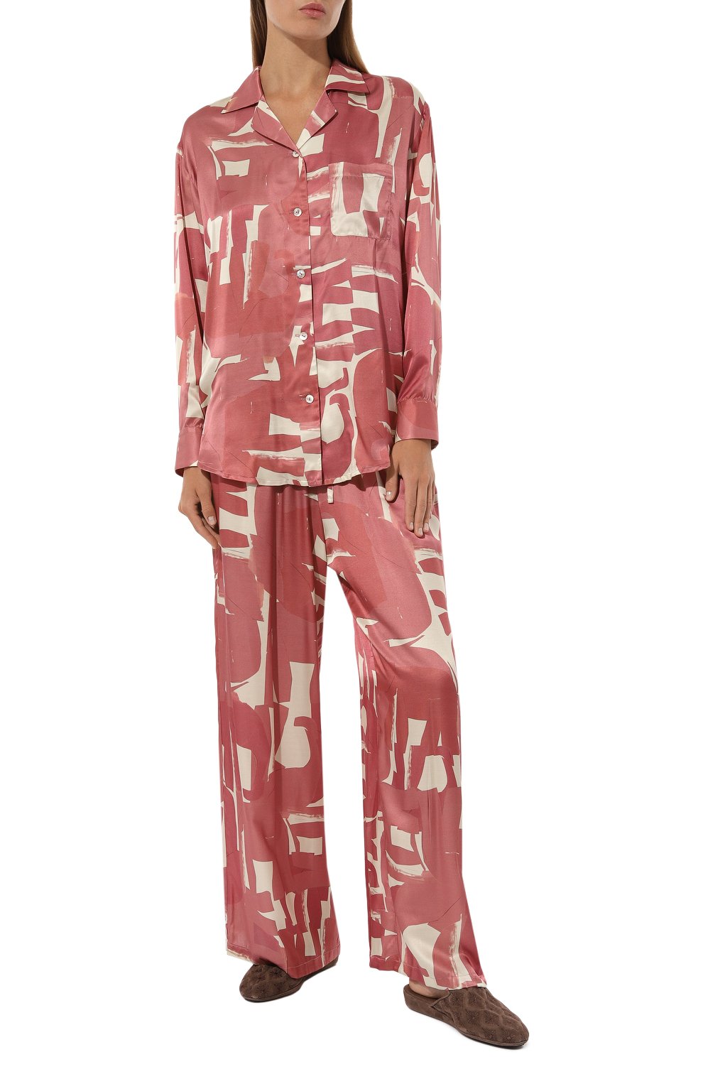 Пижама из хлопка и шелка ANY WOWZERS, арт. WKND02-FNC, фото 2