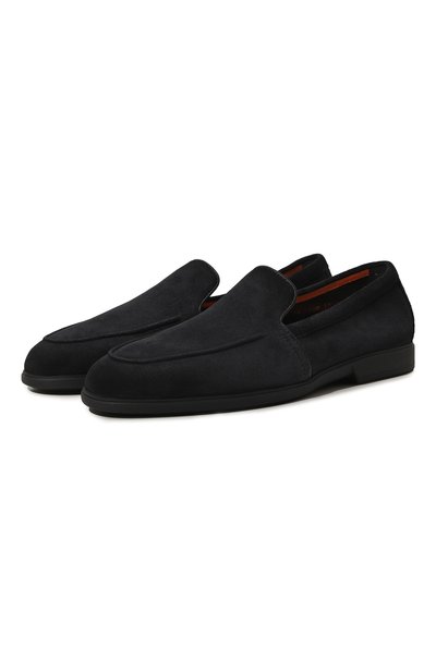 Мужские замшевые лоферы malibu SANTONI, арт. MGAG1882900TSRVR