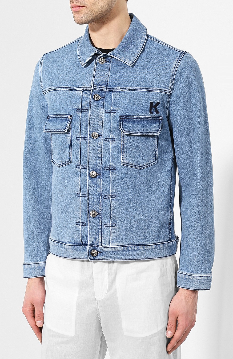 Джинсовая куртка KARL LAGERFELD DENIM, арт. KLMJ0001 08769-W3, фото 3