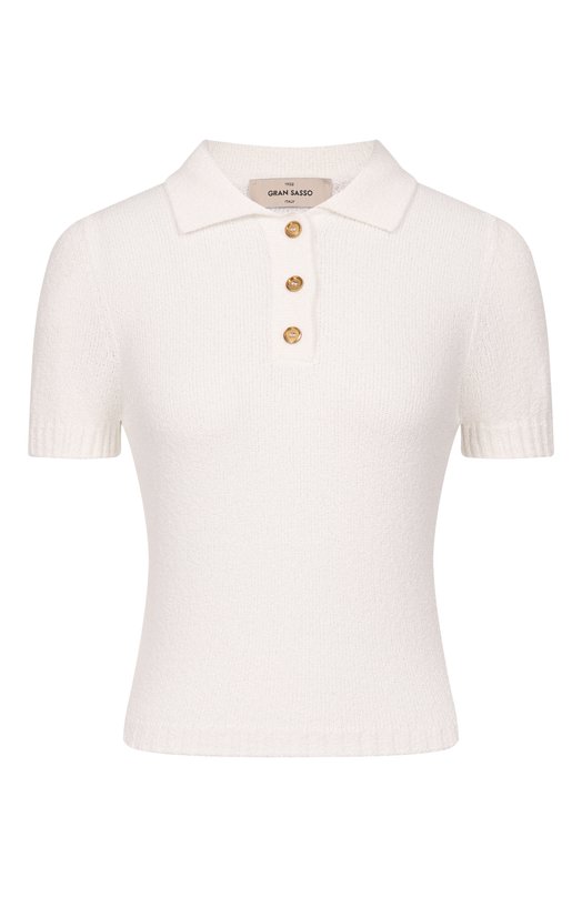 Хлопковое поло Gran Sasso 23256/22156 Белый 23256/22156