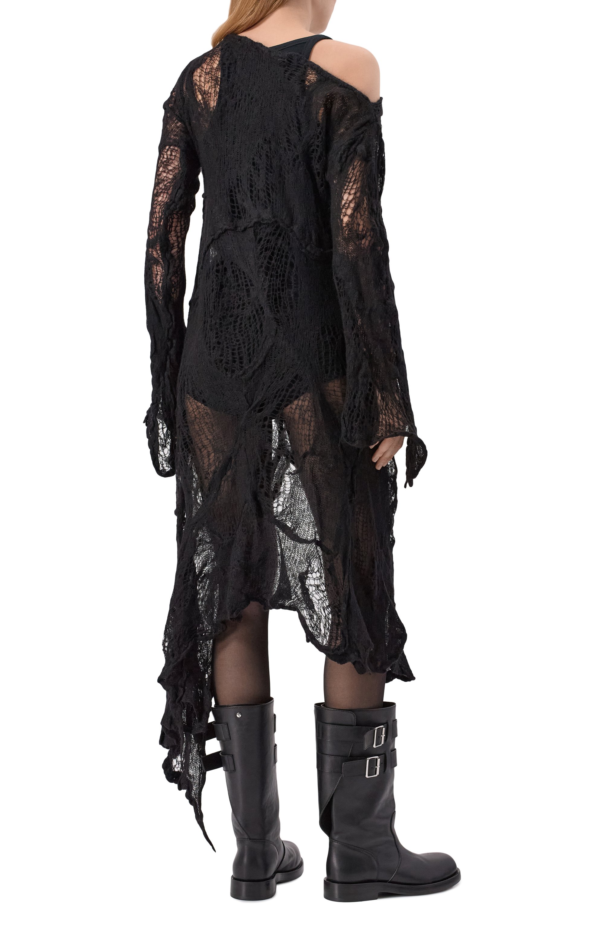 Шерстяное платье ANN DEMEULEMEESTER, арт. B0013473/KN076, фото 3