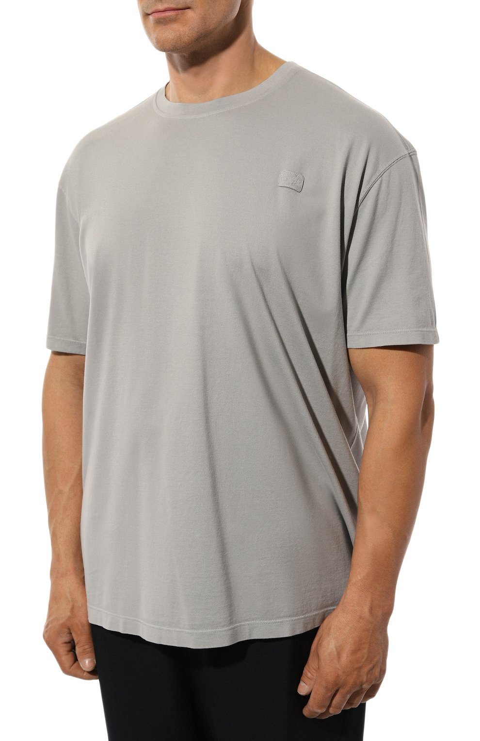 Хлопковая футболка PAUL&SHARK серого цвета по цене 21750 руб., арт. 13311654/3XL-6XL, фото 3 Хлопковая футболка PAUL&SHARK, арт. 13311654/3XL-6XL, фото 3