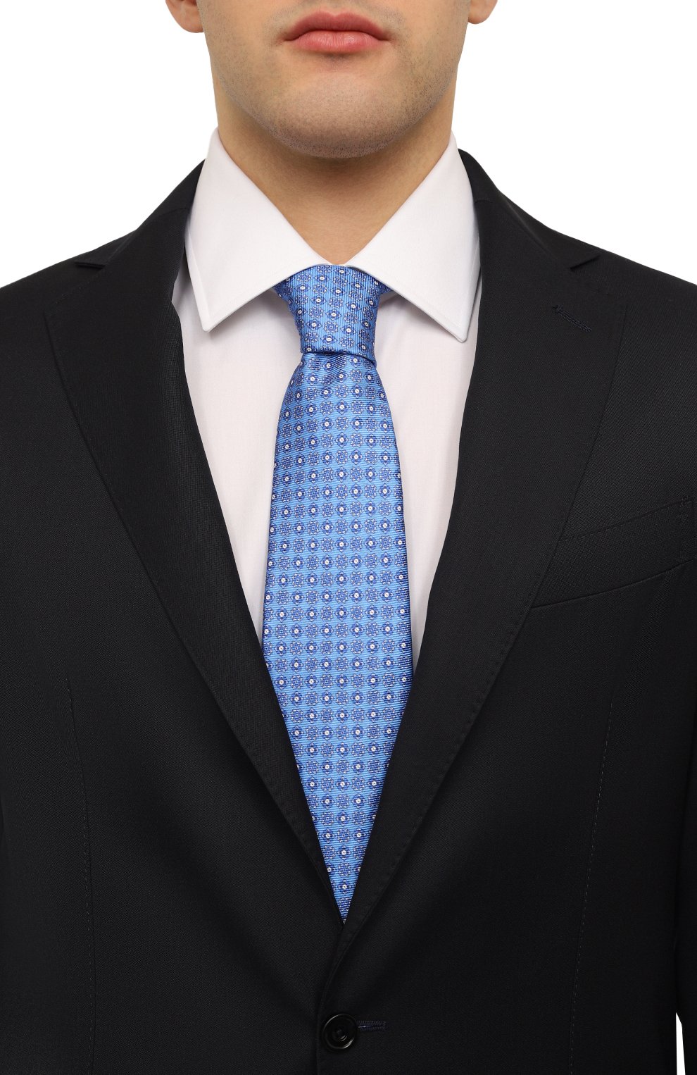 Шелковый галстук KITON, арт. UCRVKLC01I55, фото 2