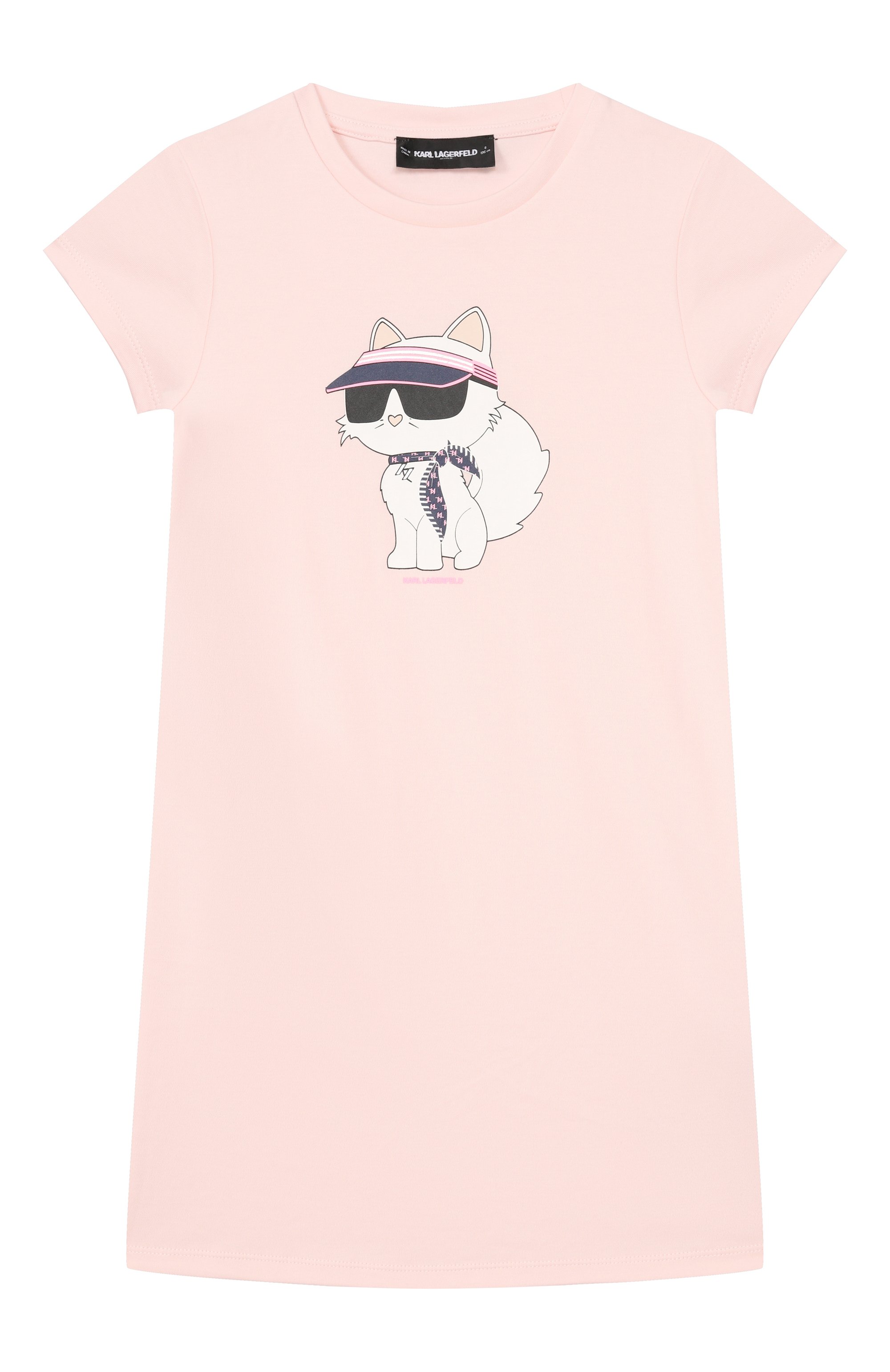 Хлопковое платье KARL LAGERFELD KIDS, арт. Z31155, фото 1