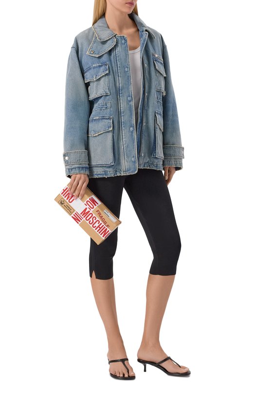 Клатч Item Bag Moschino MC4213PP00/0L1 Бежевый  MC4213PP00/0L1 Фото 3