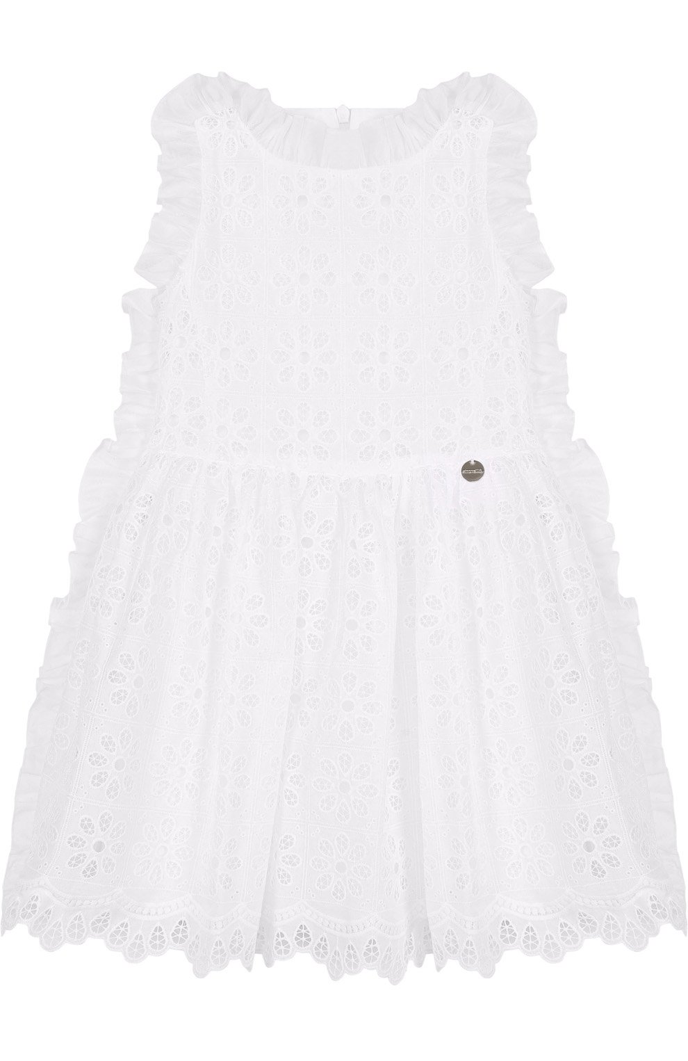 Кружевное платье с оборкой SIMONETTA, арт. 1I1022/IA390/4-6, фото 1