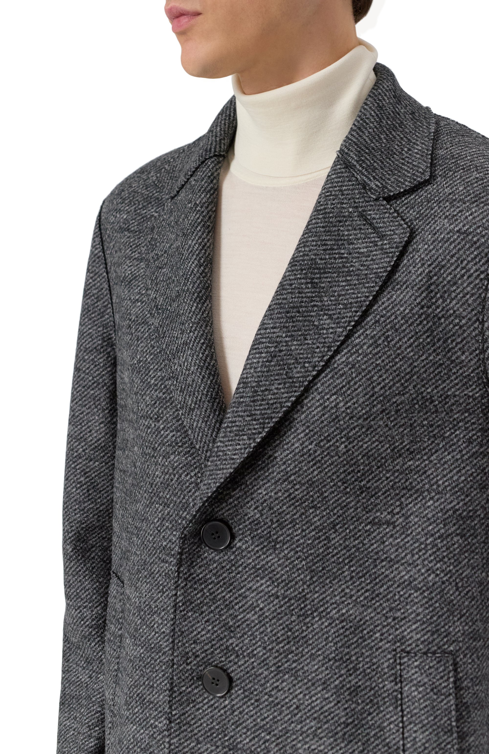 Шерстяное пальто HARRIS WHARF LONDON, арт. CE9123MHC, фото 5