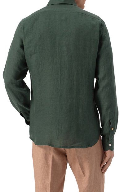 Льняная рубашка KITON, арт. UCWMH0928611, фото 4