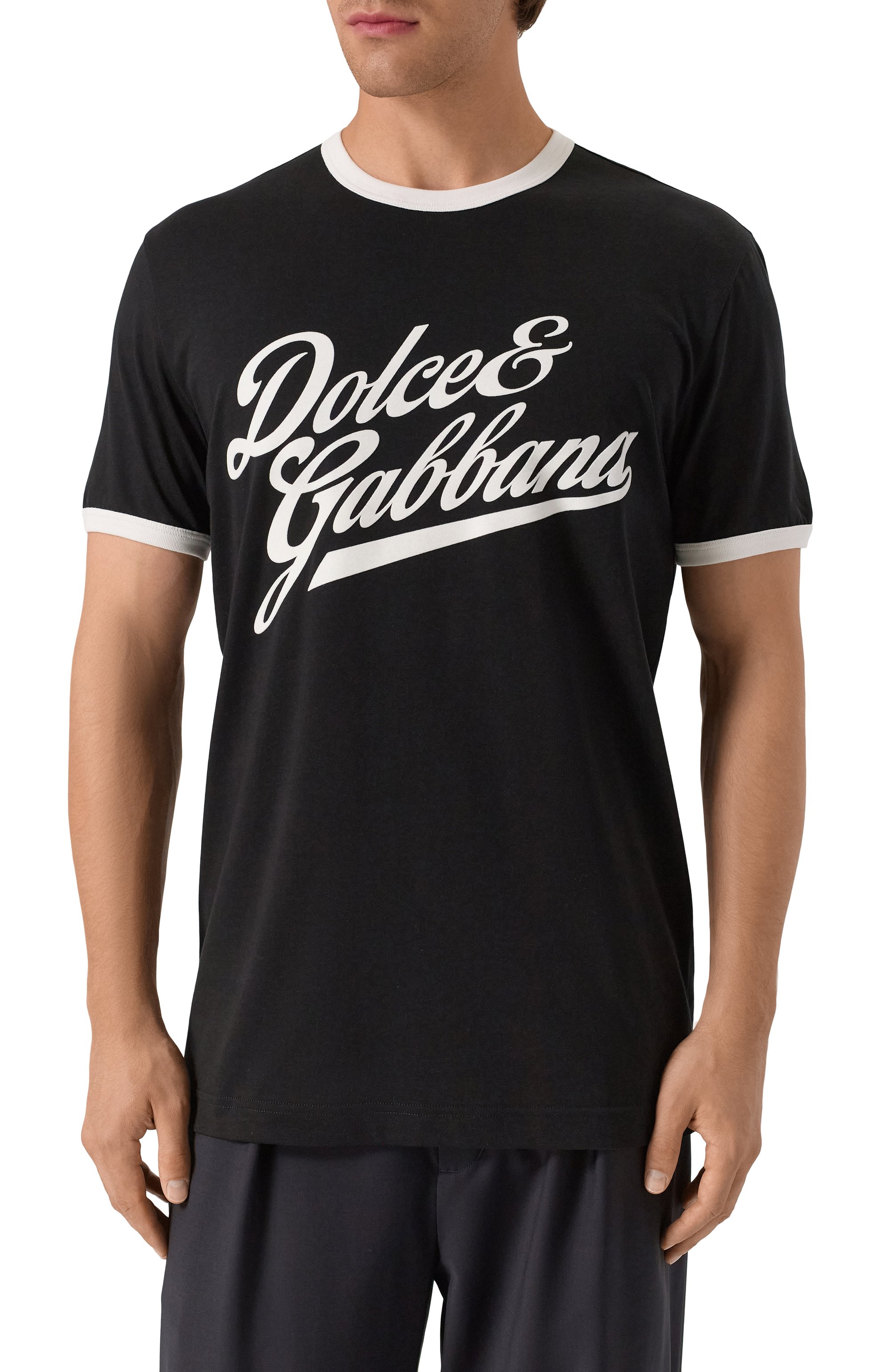 Хлопковая футболка DOLCE & GABBANA, арт. G8PV1T/G7PGC, фото 3