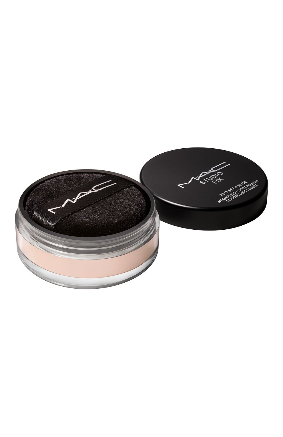 Рассыпчатая пудра studio fix pro set + blur weightless loose powder, light (6.5g) MAC, арт. NX64-03, фото 5