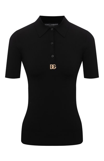 Женское поло из вискозы DOLCE & GABBANA, арт. FX253Z/JCMF5