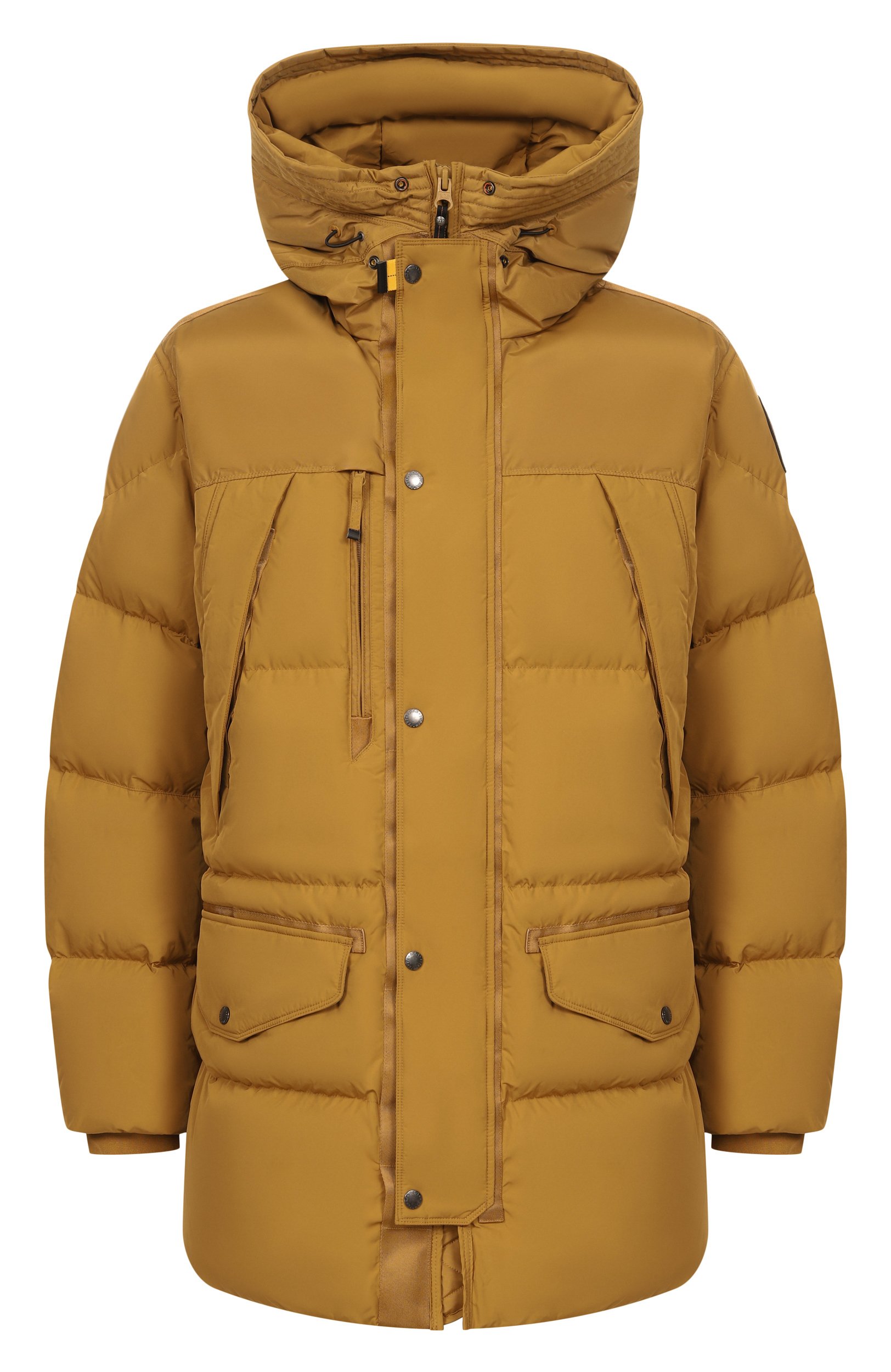 Пуховик PARAJUMPERS светло-коричневого цвета по цене 127500 руб., арт. 26WMPMPUHF03, фото 1 Пуховик PARAJUMPERS, арт. 26WMPMPUHF03, фото 1