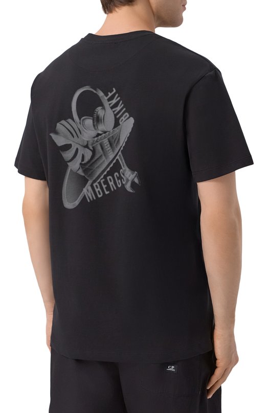 Хлопковая футболка Dirk Bikkembergs BMT1571 Чёрный  BMT1571 Фото 4