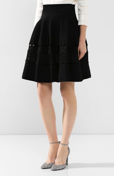 Юбка из вискозы ALEXANDER MCQUEEN, арт. 610724/Q1AL8, фото 3