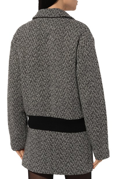 Бомбер SELF-PORTRAIT темно-серого цвета по цене 73300 руб., арт. AW24-052J-B, фото 4 Бомбер SELF-PORTRAIT, арт. AW24-052J-B, фото 4