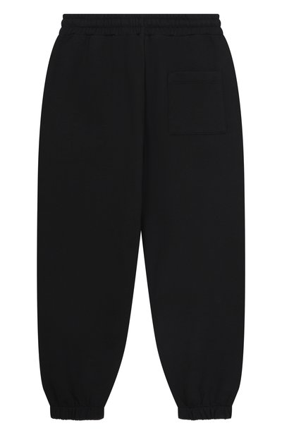 Хлопковые джоггеры BARROW черного цвета по цене 8995 руб., арт. S6BKJUFP089, фото 2 Хлопковые джоггеры BARROW, арт. S6BKJUFP089, фото 2