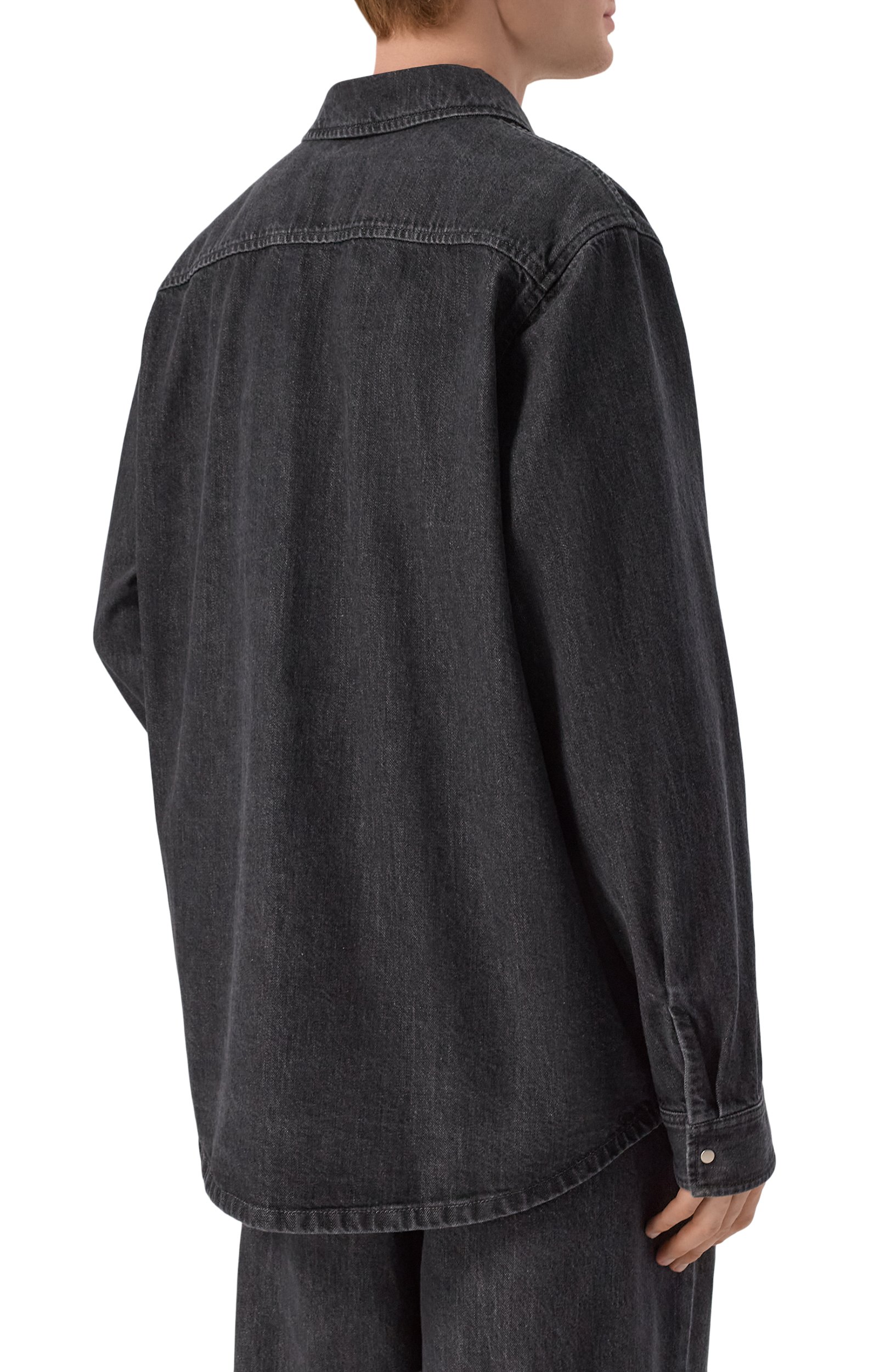 Джинсовая рубашка attachment x japan denim ATTACHMENT, арт. AS62-096, фото 4