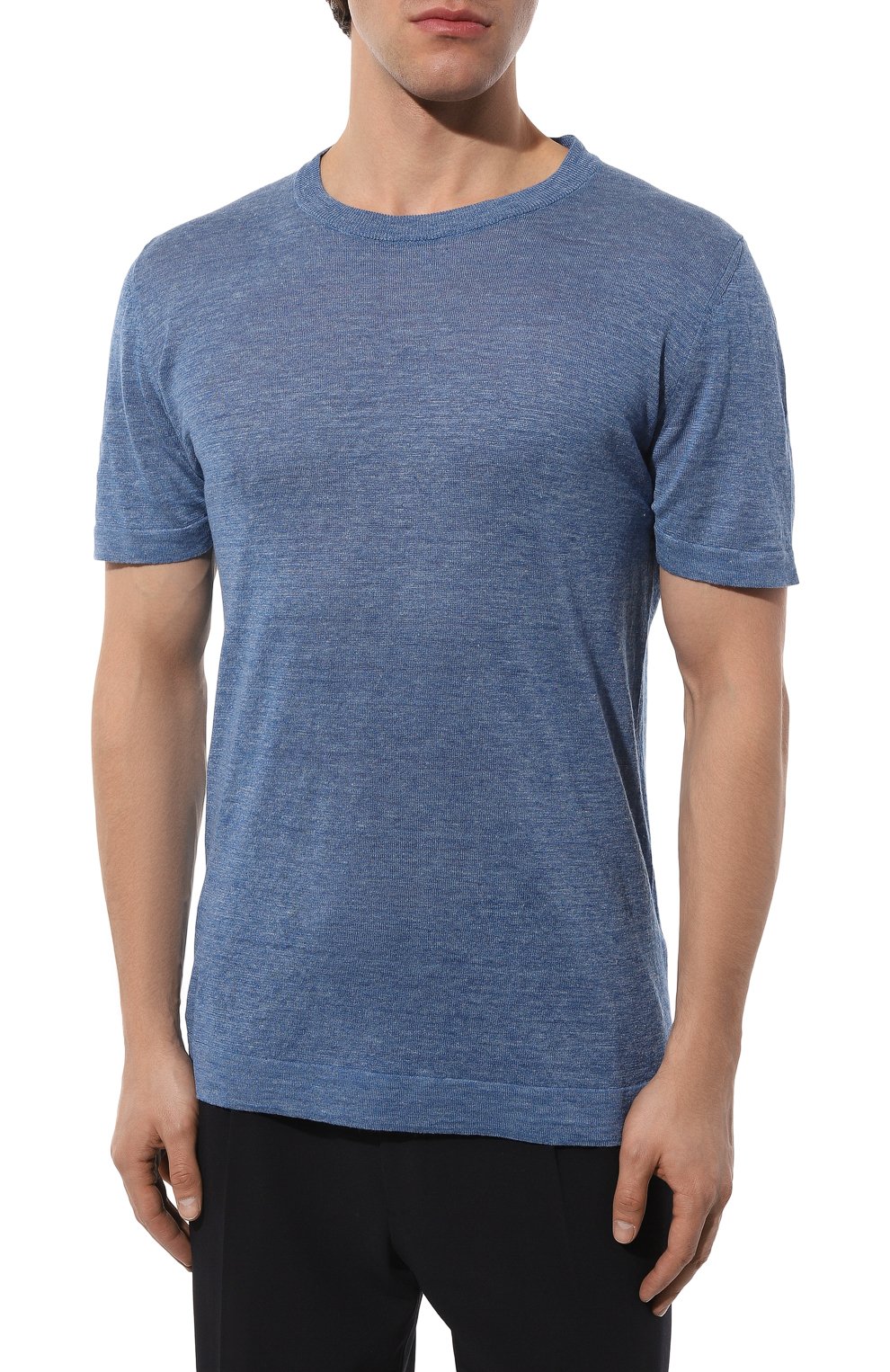 Футболка изо льна и шелка IL BORGO CASHMERE, арт. MS54-735-02G0, фото 3