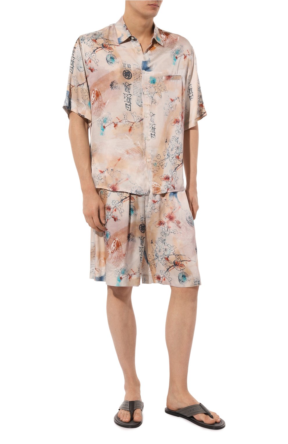 Комбинированные шлепанцы GIORGIO ARMANI, арт. X2P089/XN159, фото 2