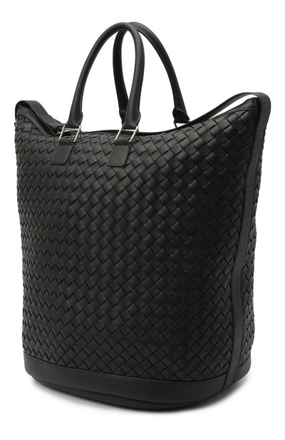 Кожаная сумка BOTTEGA VENETA черного цвета по цене 390500 руб., арт. 641023/V05J1, фото 3 Кожаная сумка BOTTEGA VENETA, арт. 641023/V05J1, фото 3