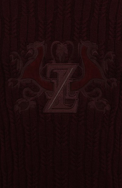 Кашемировый свитер ZILLI бордового цвета по цене 184000 руб., арт. MBW-DC216-NEL01/ML01, фото 5 Кашемировый свитер ZILLI, арт. MBW-DC216-NEL01/ML01, фото 5