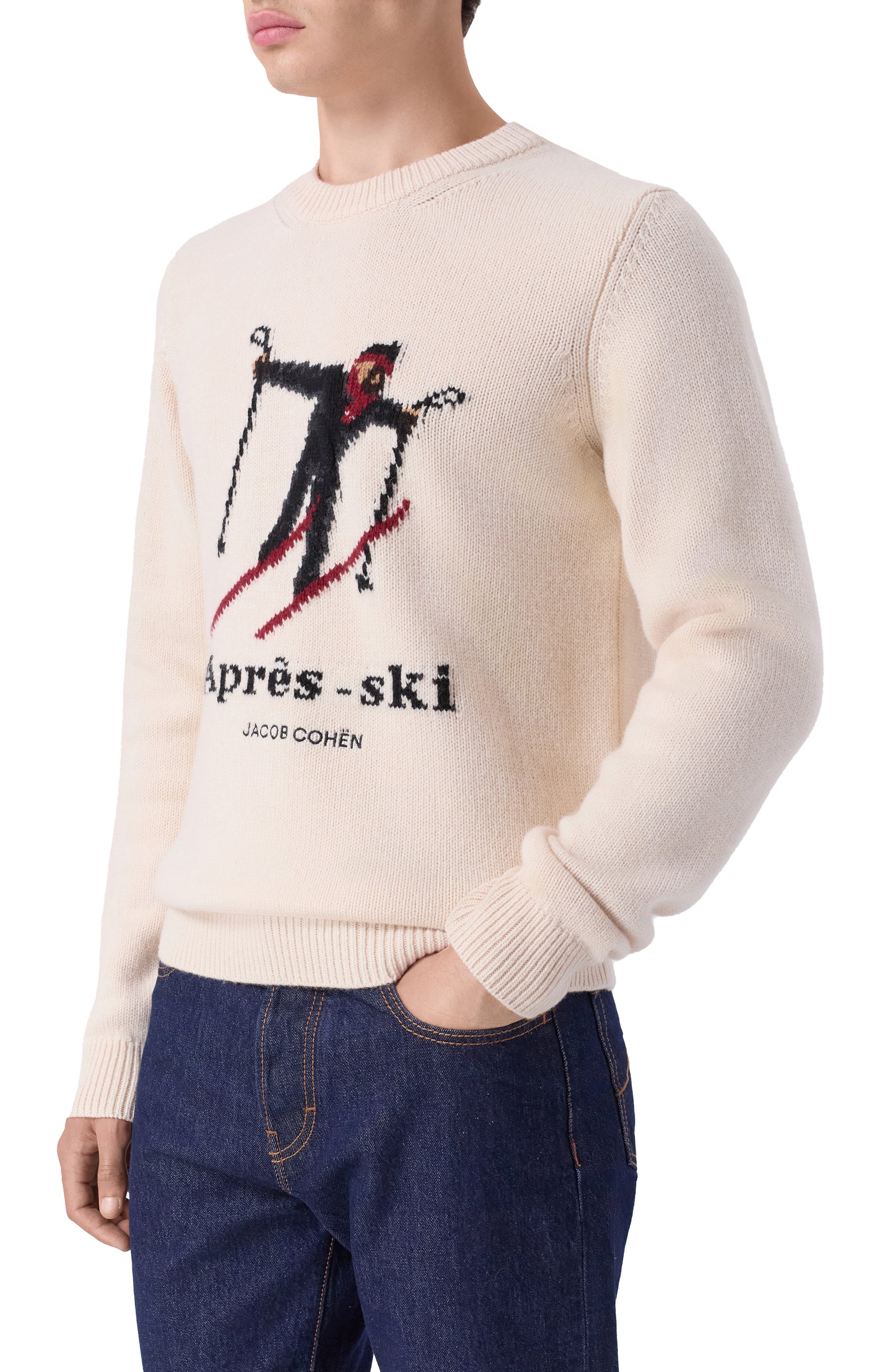 Свитер из шерсти и кашемира JACOB COHEN, арт. JUR_SG019 080 X0013 FL, фото 3