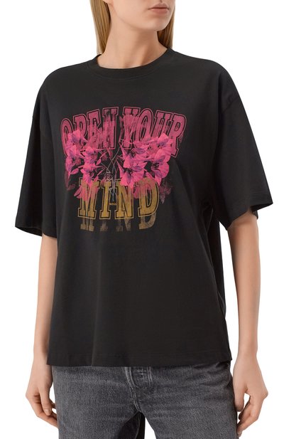 Хлопковая футболка BOSS ORANGE, арт. 50534814, фото 3