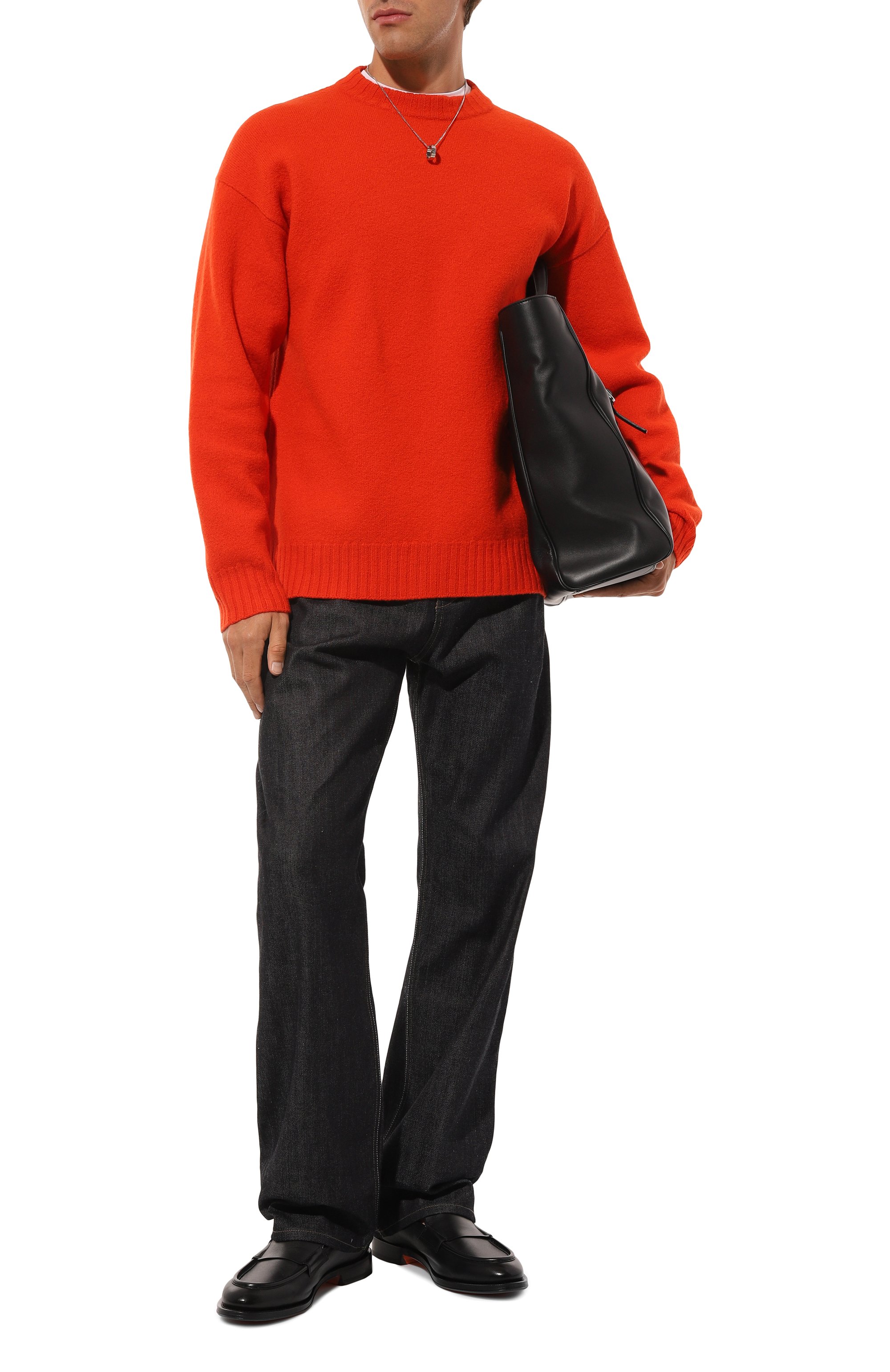 Кожаные лоферы colin SANTONI, арт. MCCG18357PD5SSG6N01, фото 2