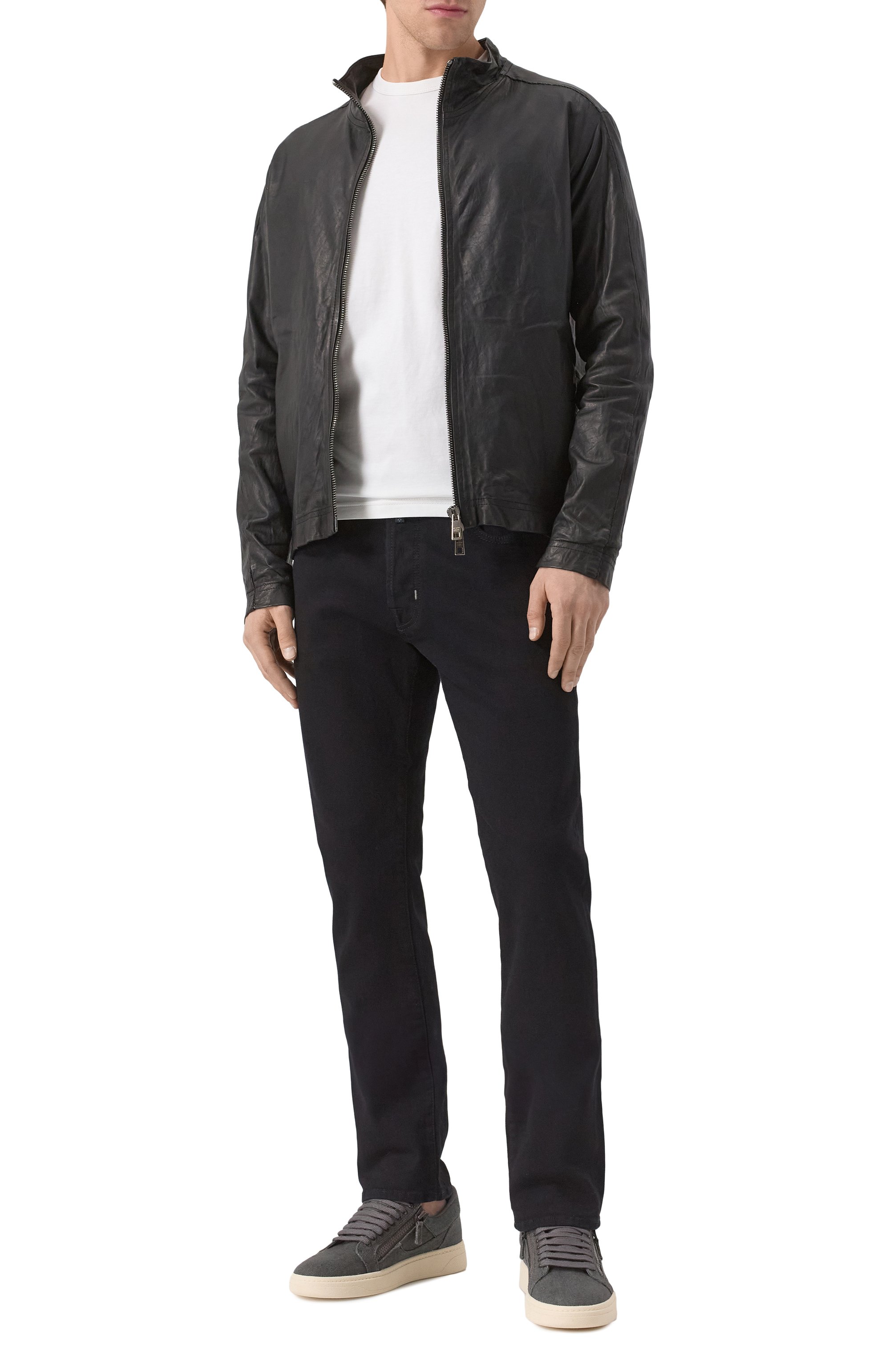 Кожаная куртка GIORGIO BRATO, арт. GU25S9807NAPSTM, фото 2