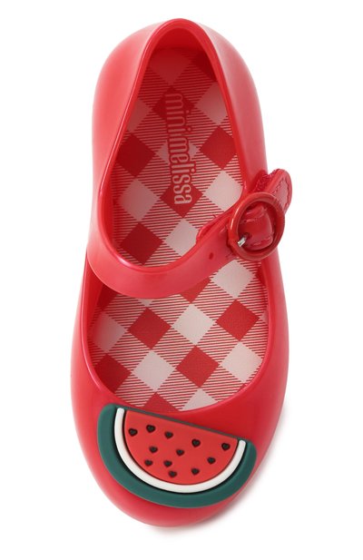 Балетки sweet love picnic MELISSA красного цвета по цене 6270 руб., арт. 36009, фото 4 Балетки sweet love picnic MELISSA, арт. 36009, фото 4