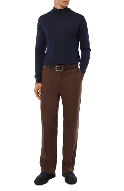 Замшевые дерби KITON, арт. USSA194N0112505, фото 2