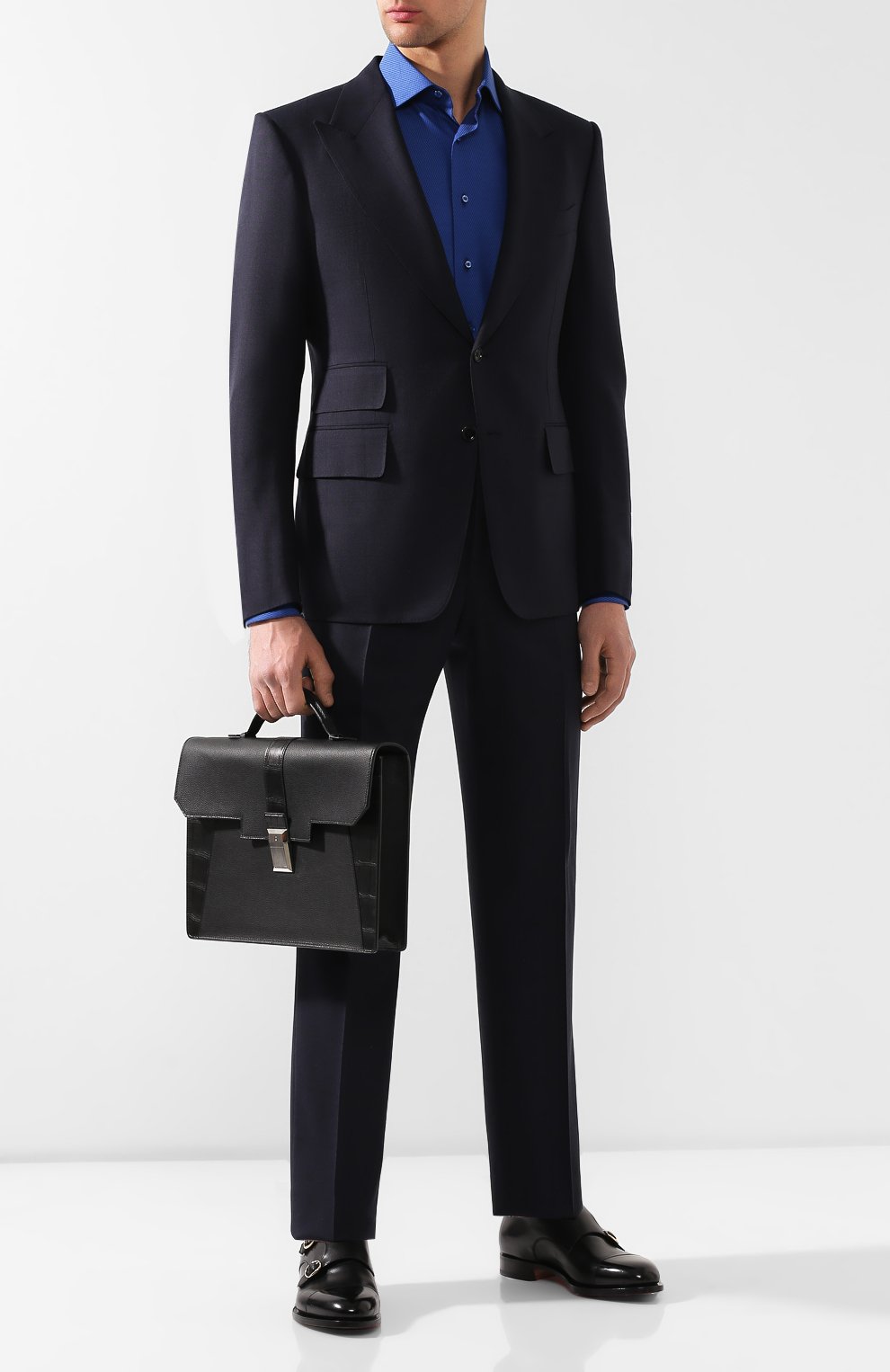 Портфель из кожи крокодила ZILLI, арт. MJL-0BB08-A0490/0001/CPOR, фото 2