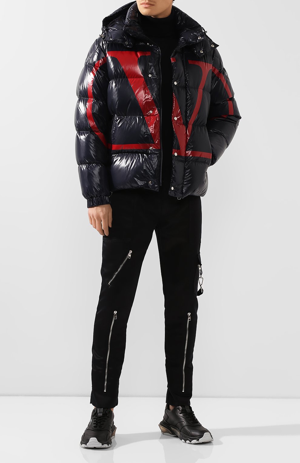 Пуховик valentino x moncler vlogo VALENTINO, арт. SV3CN00A5AG, фото 2