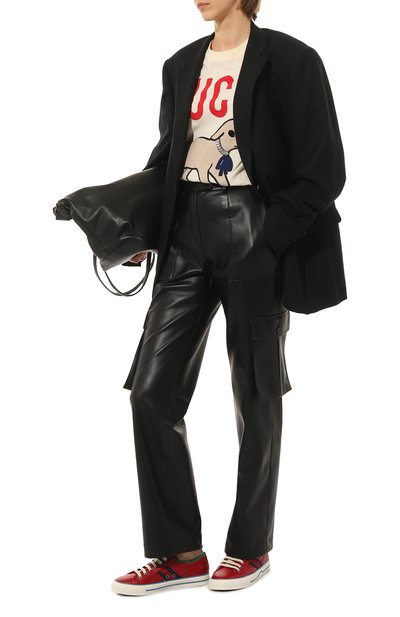 Хлопковая футболка GUCCI, арт. 580762 XJBSX, фото 2