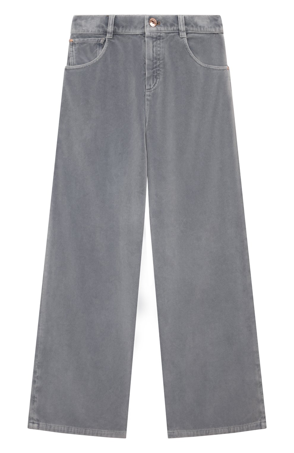 Велюровые брюки BRUNELLO CUCINELLI, арт. BB105P630C, фото 1