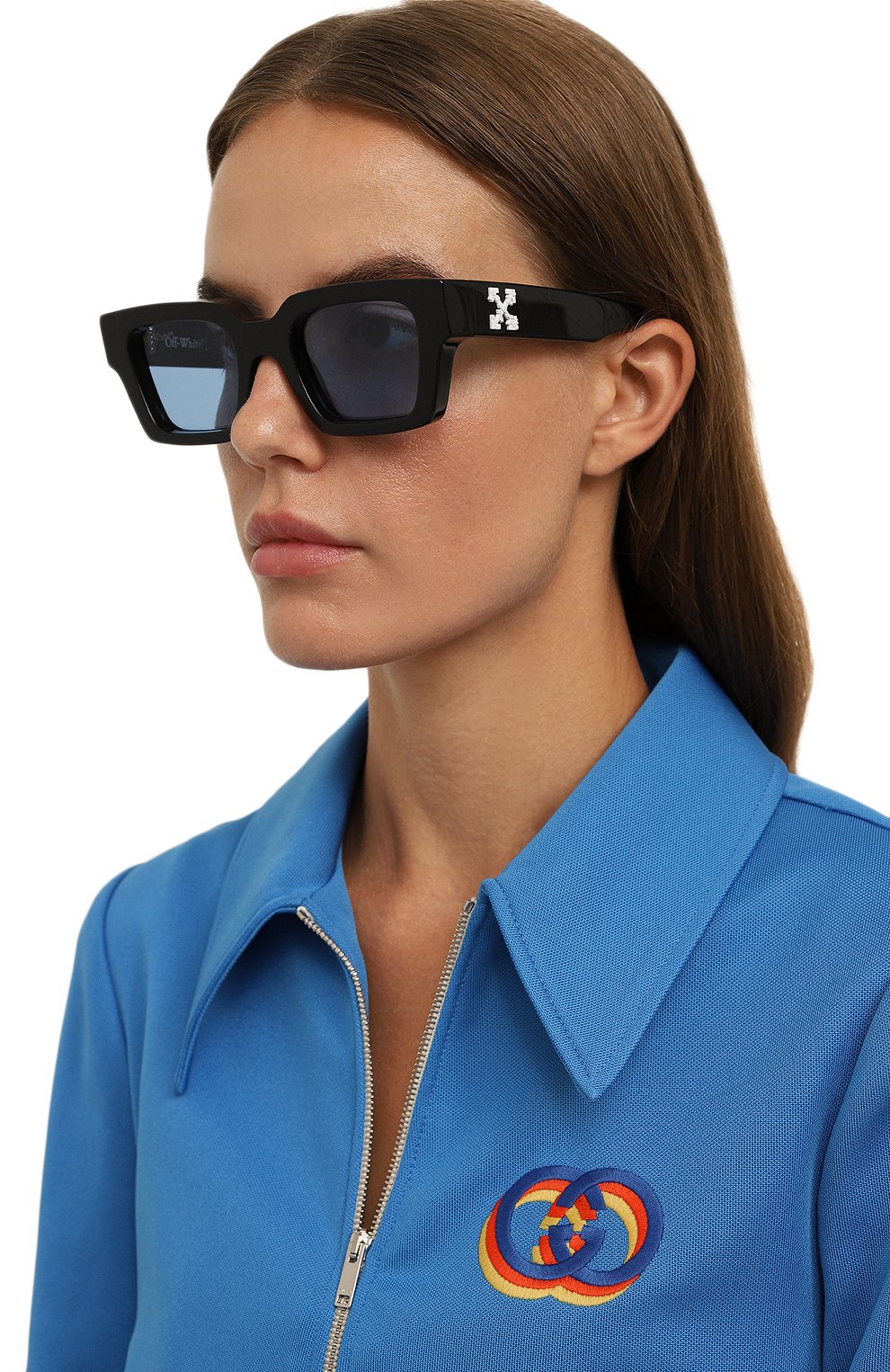 Солнцезащитные очки OFF-WHITE, арт. VIRGIL/BLACK BLUE, фото 2