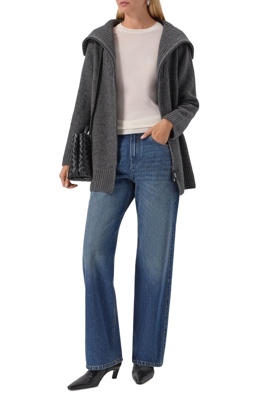 Кардиган из шерсти и кашемира Giorgio Armani GW002259/AF20235 Серый  GW002259/AF20235 Фото 2