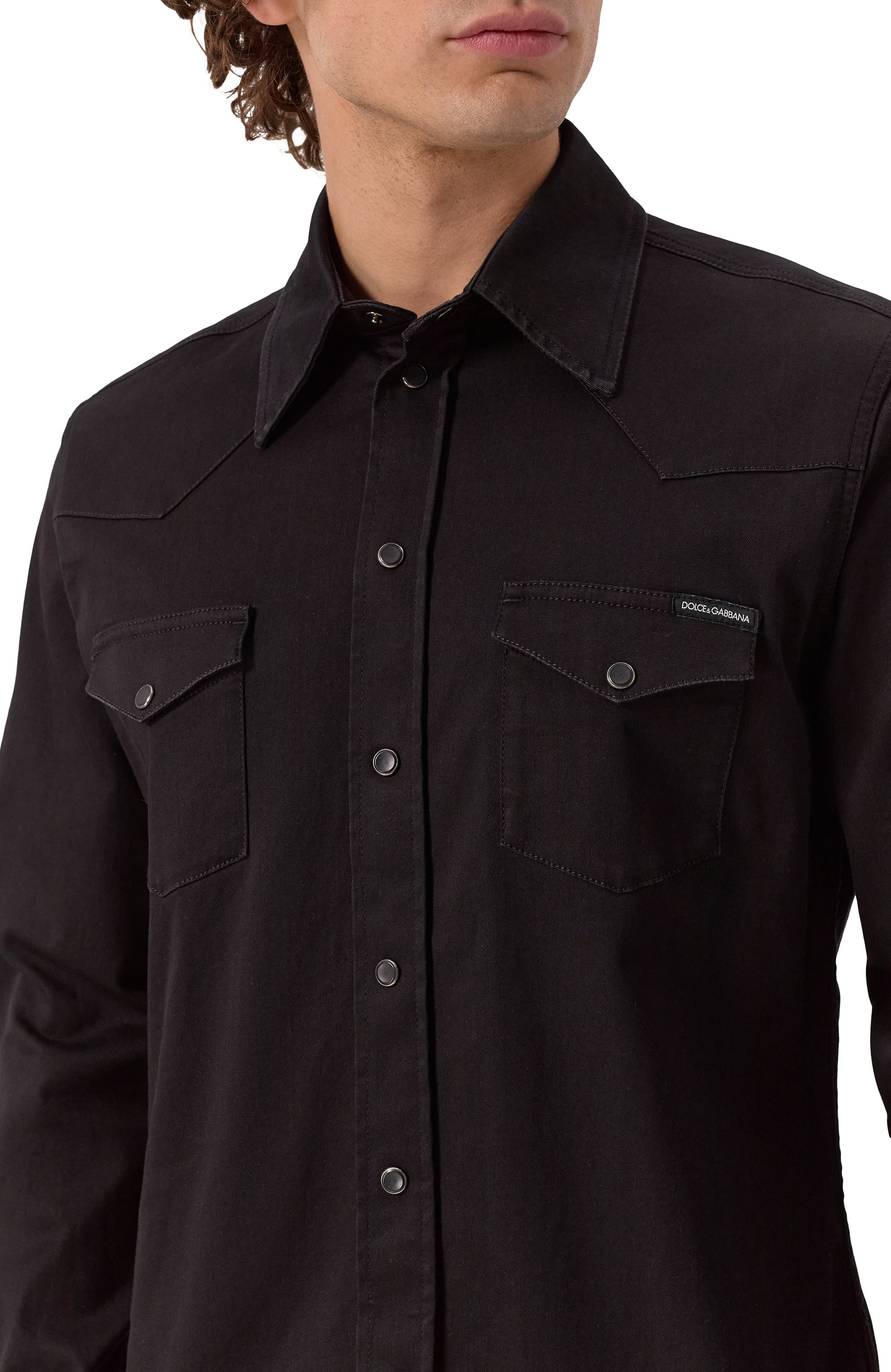 Джинсовая рубашка DOLCE & GABBANA, арт. G5JC8D/G8GW6, фото 5