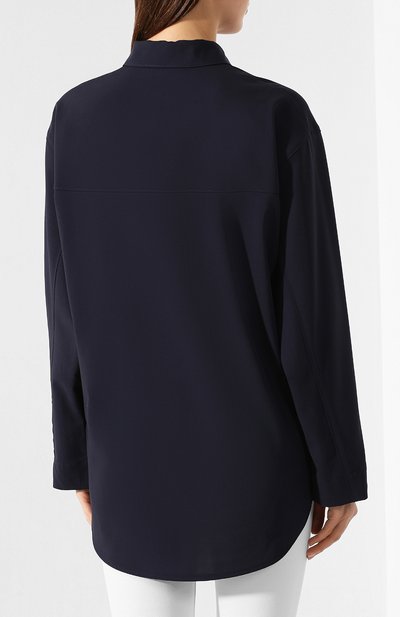 Шерстяная рубашка WINDSOR темно-синего цвета по цене 44600 руб., арт. 52 DJ308 10009011, фото 4 Шерстяная рубашка WINDSOR, арт. 52 DJ308 10009011, фото 4