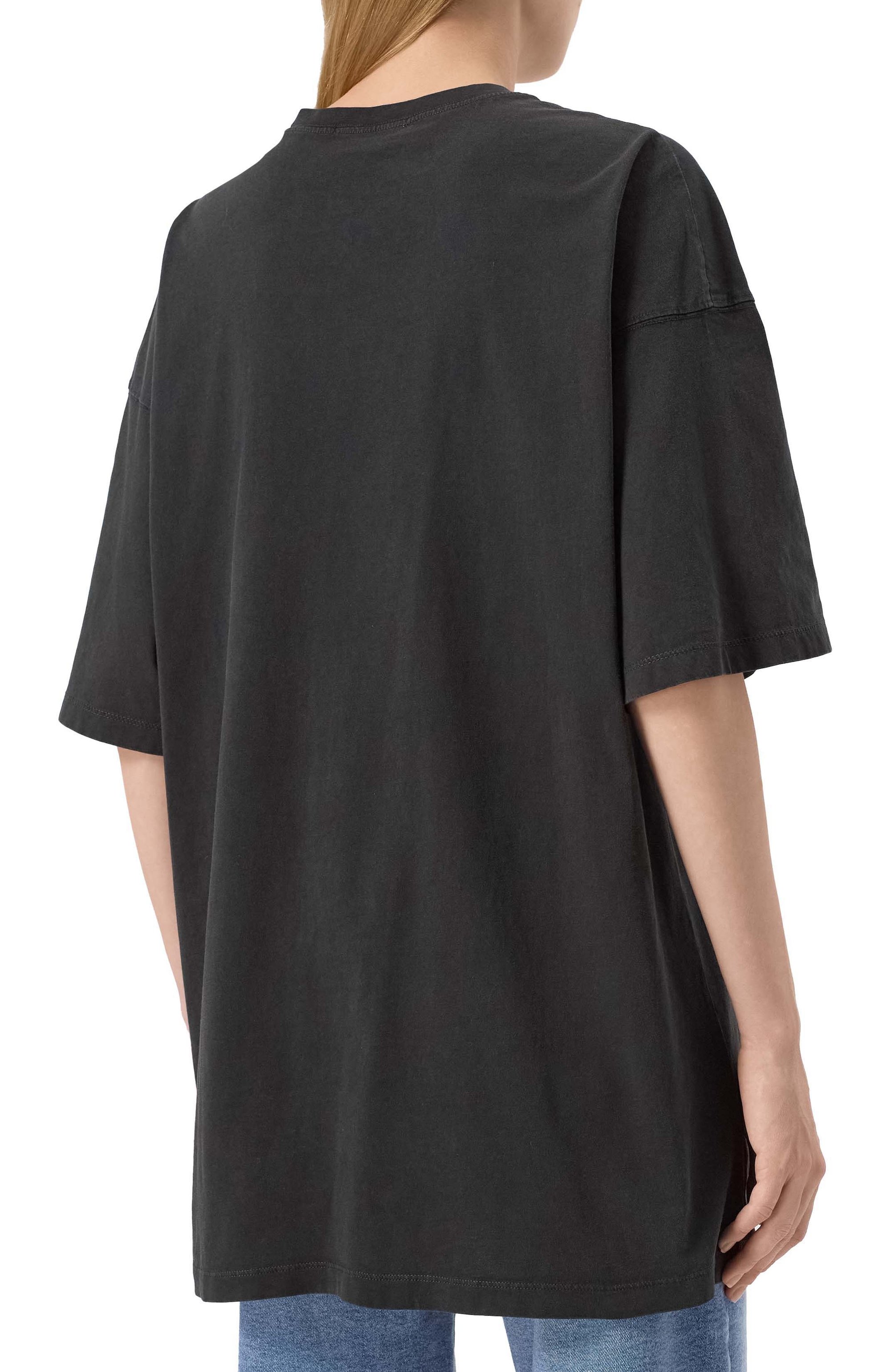 Хлопковая футболка REPLAY черного цвета по цене 11150 руб., арт. W3306H.000.22658M, фото 4 Хлопковая футболка REPLAY, арт. W3306H.000.22658M, фото 4