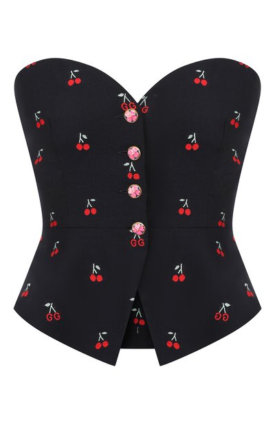 Женский топ из смеси хлопка и шерсти GUCCI, арт. 569887/ZABMY
