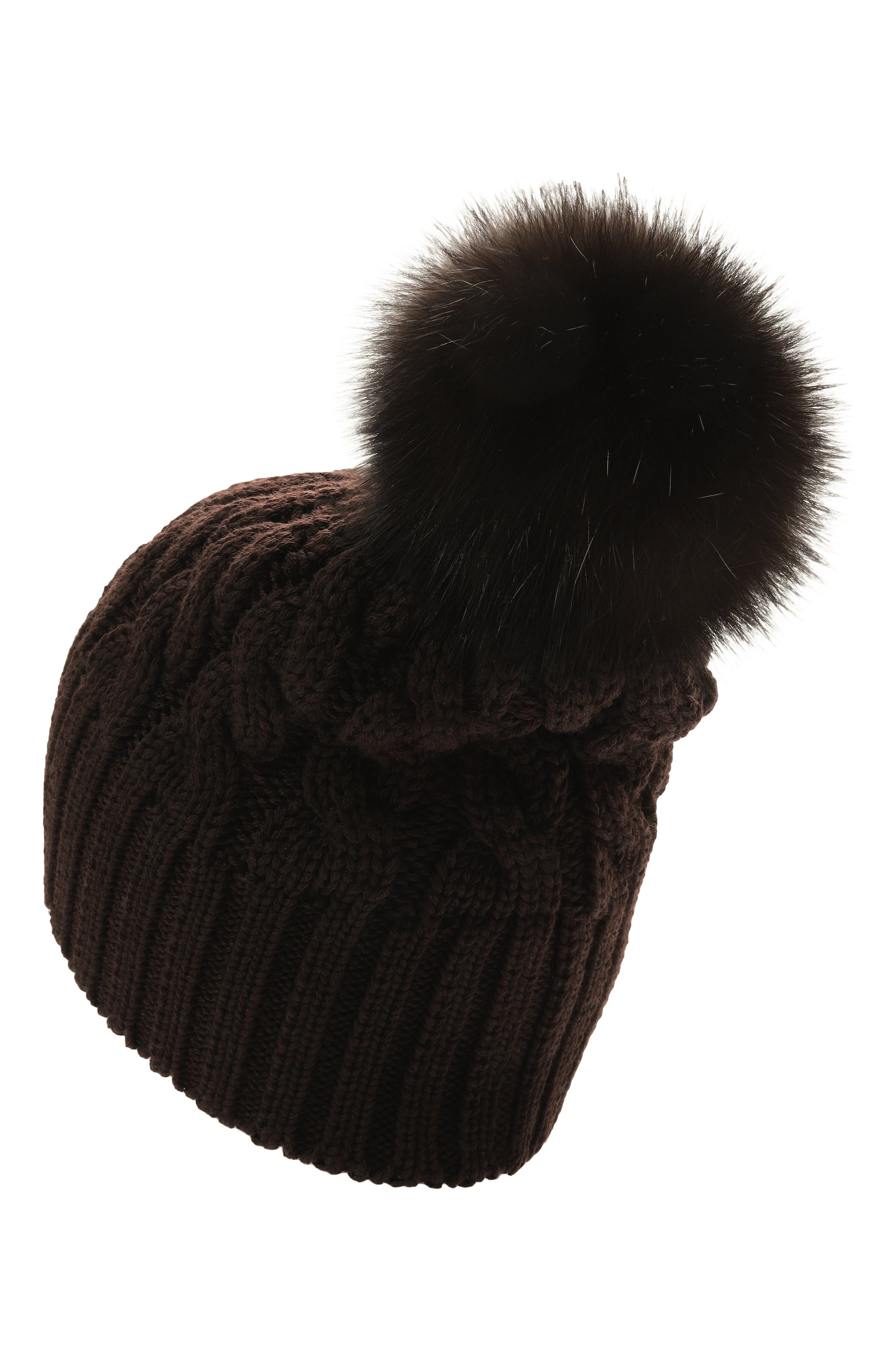 Шерстяная шапка mona с отделкой из соболя BLACK SABLE, арт. BS-24016, фото 3