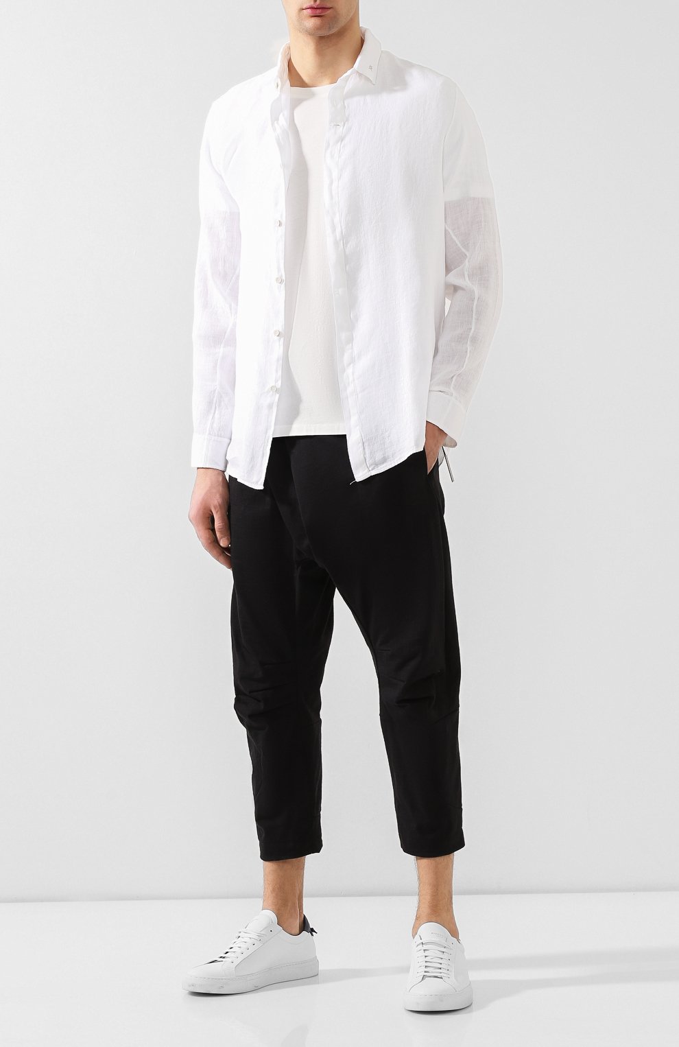 Брюки KAZUYUKI KUMAGAI черного цвета по цене 38700 руб., арт. KP91-068, фото 2 Брюки KAZUYUKI KUMAGAI, арт. KP91-068, фото 2