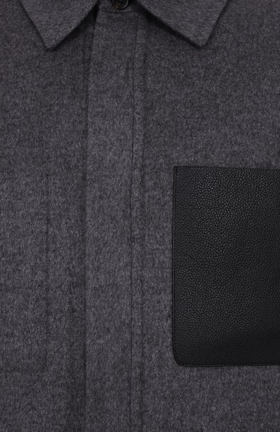Куртка-рубашка из шерсти и шелка ZILLI, арт. DBLA04M024450037U, фото 5