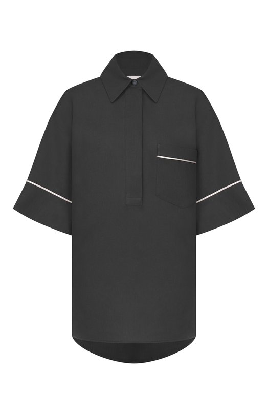 Льняная рубашка Agnona TD1109E/U3049E Чёрный TD1109E/U3049E