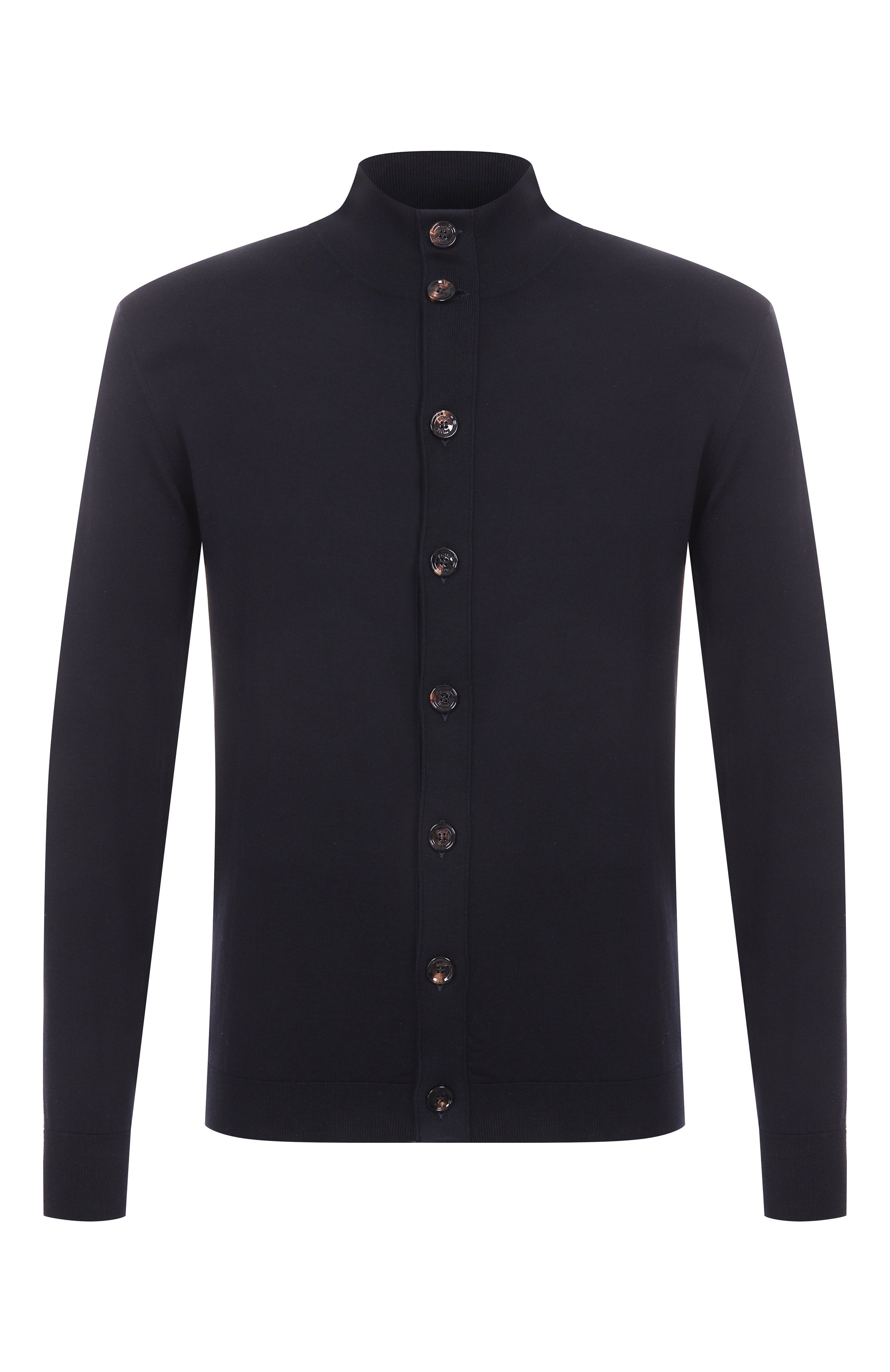 Хлопковый кардиган MOORER темно-синего цвета по цене 166000 руб., арт. STERLING, фото 1 Хлопковый кардиган MOORER, арт. STERLING, фото 1