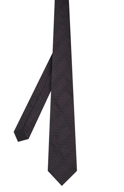 Шелковый галстук LANVIN черного цвета по цене 12600 руб., арт. 3212/TIE, фото 3 Шелковый галстук LANVIN, арт. 3212/TIE, фото 3