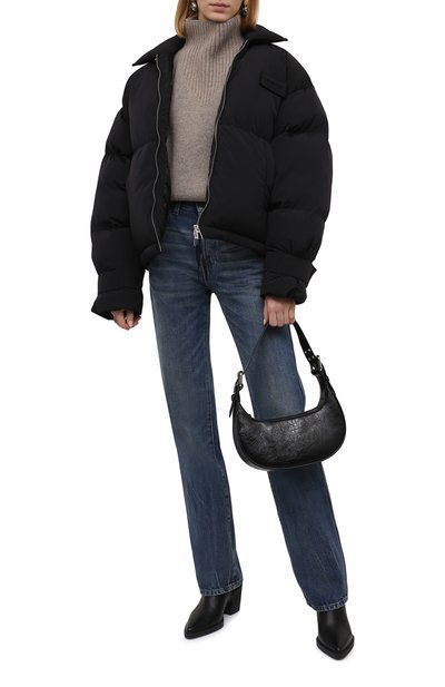 Пуховик JACQUEMUS черного цвета по цене 144000 руб., арт. 213BL003-1320, фото 2 Пуховик JACQUEMUS, арт. 213BL003-1320, фото 2
