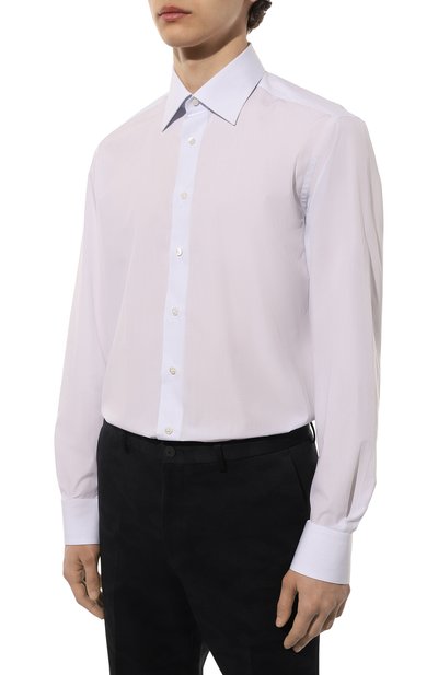 Хлопковая сорочка ZILLI, арт. MFZ-13060-362369/0001, фото 4